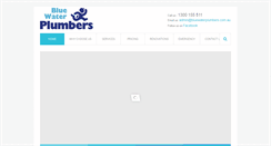 Desktop Screenshot of bluewaterplumbers.com.au