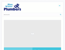 Tablet Screenshot of bluewaterplumbers.com.au